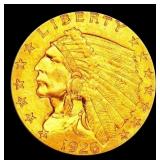 *Highlight* 1926-p Gold Indian Quarter Eagle Near