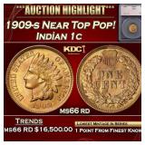 *Highlight* 1909-s Indian Cent Near Top Pop! 1c ms