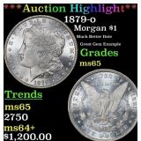 ***Major Highlight*** 1879-o Morgan Dollar $1 ms65