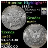 ***Major Highlight*** 1883-s Morgan Dollar $1 Sele