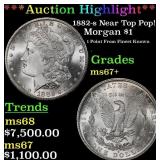 ***Major Highlight*** 1882-s Morgan Dollar Near To