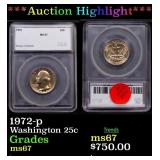 ***Auction Highlight*** 1972-p Washington Quarter