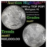 ***Major Highlight*** 1880-p Morgan Dollar TOP POP