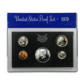 1970 United States Mint Proof Set 5 coins