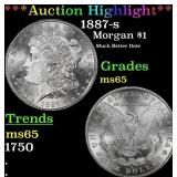 ***Major Highlight*** 1887-s Morgan Dollar $1 ms65