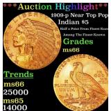 ***Major Highlight*** 1909-p Gold Indian Half Eagl