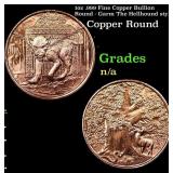 1oz .999 Fine Copper Bullion Round - Garm The Hell