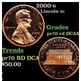 2000-s Proof Lincoln Cent 1c pr70 rd DCAM SEGS