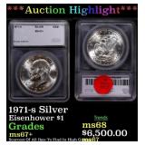 ***Auction Highlight*** 1971-s Silver Eisenhower D