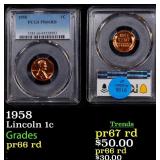 PCGS 1958 Proof Lincoln Cent 1c PCGS