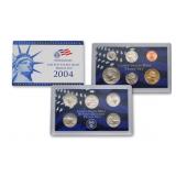 2004 United States Mint Proof Set 10 coins