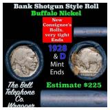 Buffalo Nickel Shotgun Roll in Old Bank Style 