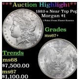 ***Major Highlight*** 1882-s Morgan Dollar Near To