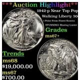 ***Major Highlight*** 1942-p Walking Liberty Half