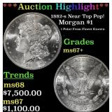 ***Major Highlight*** 1882-s Morgan Dollar Near To