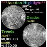 ***Major Highlight*** 1897-s Morgan Dollar $1 ms66