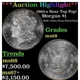 ***Major Highlight*** 1882-s Morgan Dollar Near To