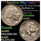 ***Major Highlight*** 1913-p TY I Buffalo Nickel N