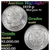 ***Major Highlight*** 1879-p Morgan Dollar $1 ms66