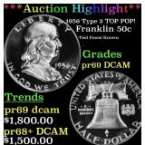 ***Major Highlight*** 1956 Type 2 Proof Franklin H