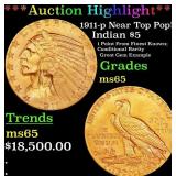 ***Major Highlight*** 1911-p Gold Indian Half Eagl