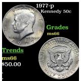 1977-p Kennedy Half Dollar 50c Grades GEM+ Unc