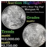 ***Major Highlight*** 1879-o Morgan Dollar Near To