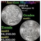 ***Major Highlight*** 1883-s Morgan Dollar $1 Sele