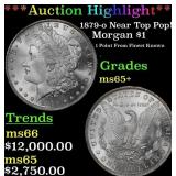 ***Major Highlight*** 1879-o Morgan Dollar Near To