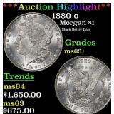 ***Major Highlight*** 1880-o Morgan Dollar $1 ms63