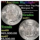 ***Major Highlight*** 1883-o Morgan Dollar Near To