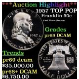 ***Major Highlight*** 1957 Proof Franklin Half Dol