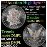 ***Major Highlight*** 1897-s Morgan Dollar Near To