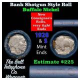 Buffalo Nickel Shotgun Roll in Old Bank Style 