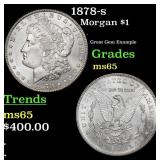 1878-s Morgan Dollar $1 Grades GEM Unc