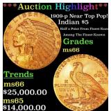 ***Major Highlight*** 1909-p Gold Indian Half Eagl