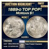 *Highlight* 1889-o Morgan Dollar TOP POP! $1 ms66+