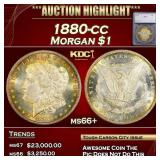 *Highlight* 1880-cc Morgan Dollar $1 ms66+ SEGS (f