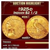 *Highlight* 1925-d Gold Indian Quarter Eagle $2 1/