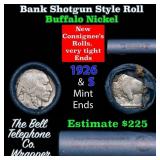 Buffalo Nickel Shotgun Roll in Old Bank Style 