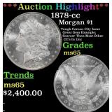 ***Major Highlight*** 1878-cc Morgan Dollar $1 ms6