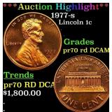 *Highlight* 1977-s Proof Lincoln Cent 1c pr70 rd D