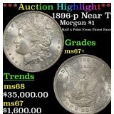 *Highlight* 1896-p Morgan Dollar Near Top Pop! $1