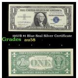 1957B $1 Blue Seal Silver Certificate Grades Choic