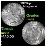 1879-p Morgan Dollar $1 Grades Choice Unc