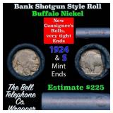 Buffalo Nickel Shotgun Roll in Old Bank Style 