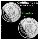 Cadillac "La Mothe Cadillac" Logo 1 oz .999 Silver