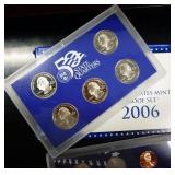 2006 United States Mint Proof Set, 10 Coins Inside