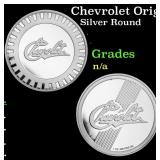 Chevrolet Original Logo (1911-1914) 1 oz .999 Silv