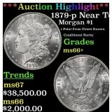 *Highlight* 1879-p Morgan Dollar Near Top Pop! $1